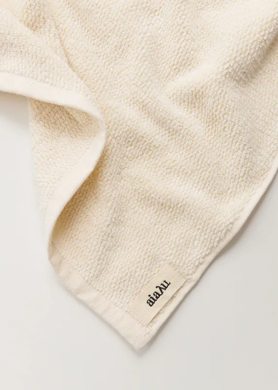 Cotton guest towel - 30x50 - Pure Ecru - Aiayu