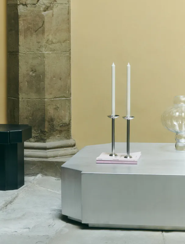 METAL CHAMPAGNE CANDLE HOLDER - LOUISE ROE