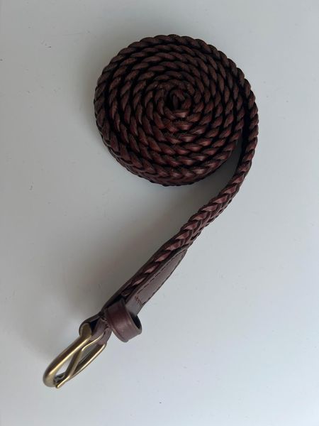 Hovedbilde Belte flettet skinn 2 cm  -Bruciato - 85 cm ...