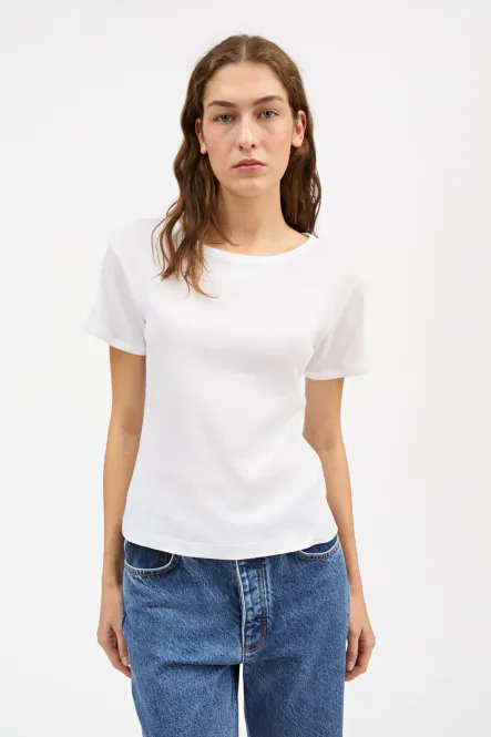 Hovedbilde Seventies tee - Optic White -  Skall Studio 
