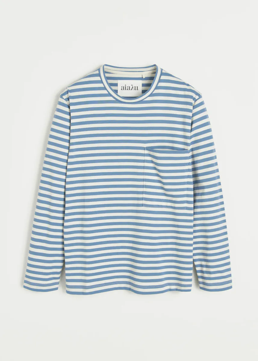   Circular long sleeve | Mix Waterfall T-shirt - Aiayu