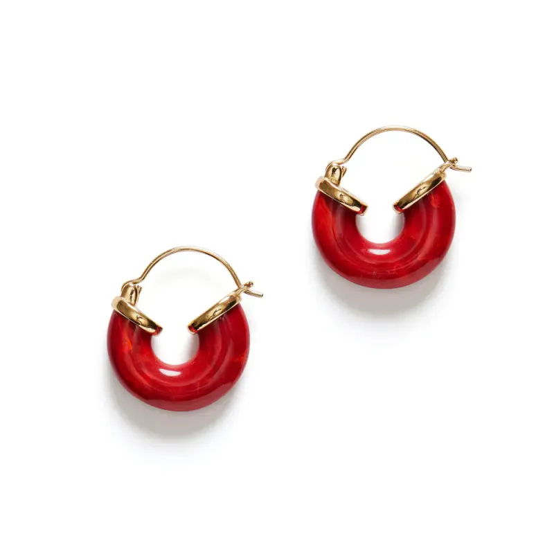 Petit Swell Hoop - Bright Red- Anni Lu