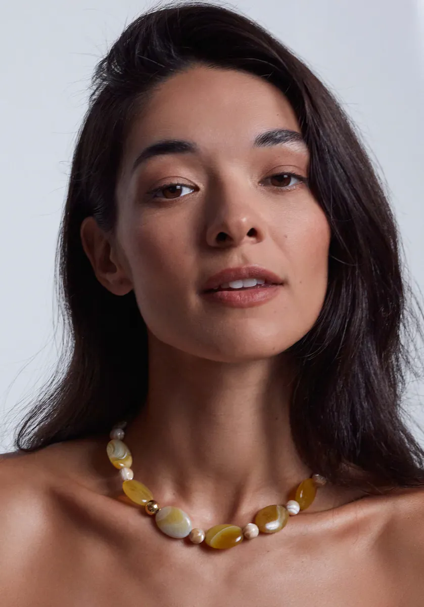 Desert Dreamer Necklace Butterscotch - Anni Lu