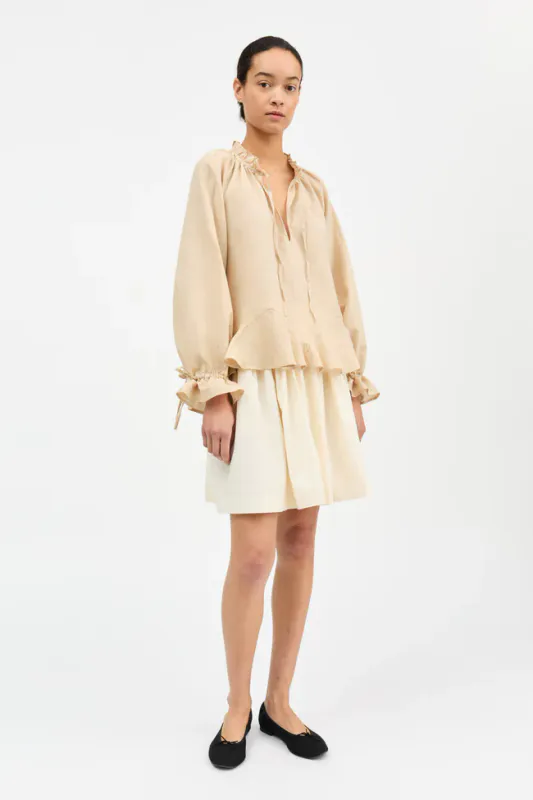 Benedette blouse - soft sand - Skall Studio