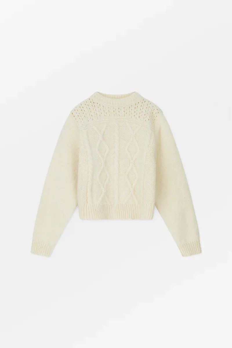Sigga jumper offhvite - Skall Studio