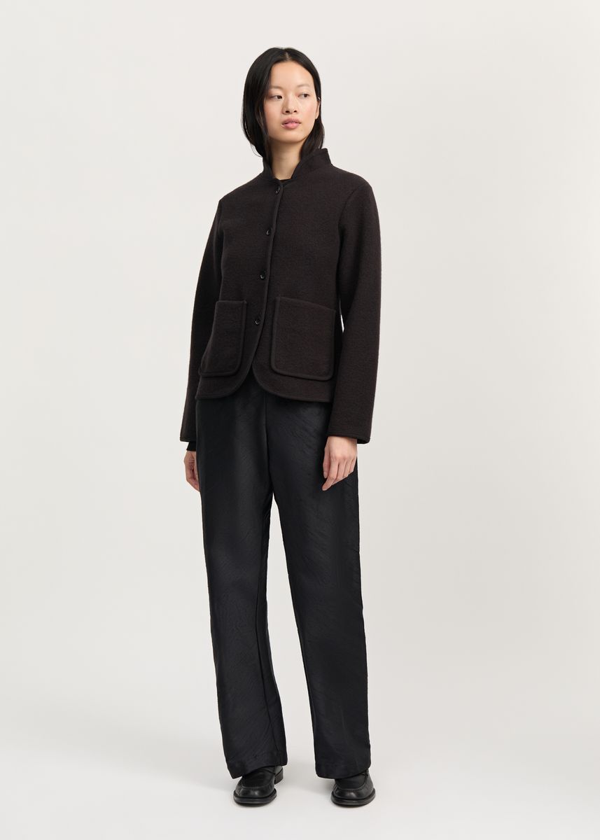  Cara jacket – merino wool | Dark brown  - Aiayu
